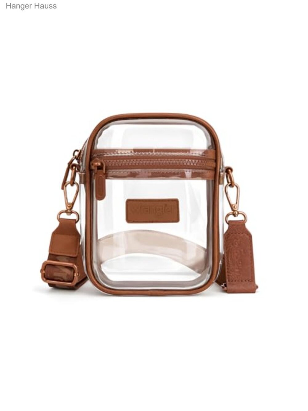 Clear Crossbody Bag Stadium Approved PVC Purse for Concerts & Sports